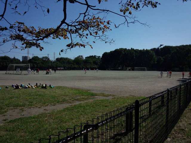 和田掘公園のグラウンド