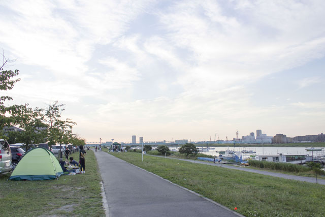 妙典河川敷バーベキュー場