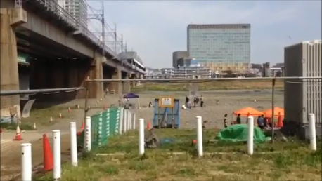 駐車場からの景色