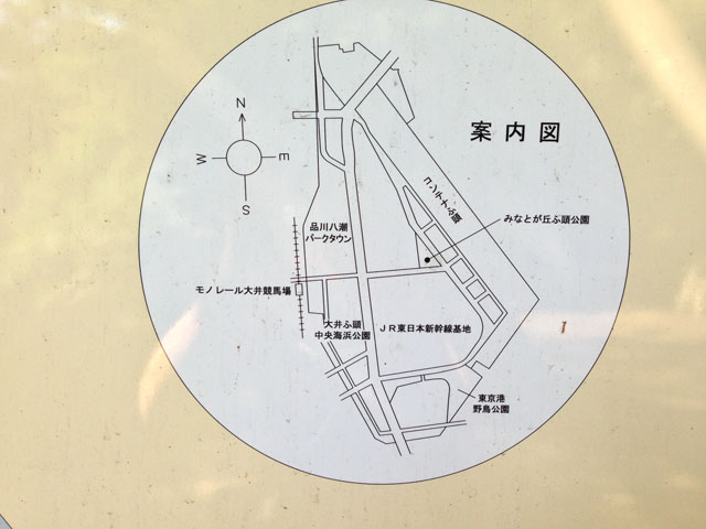 みなとが丘公園案内図